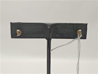 14K EARRINGS WITH PEARL AND DIAMOND